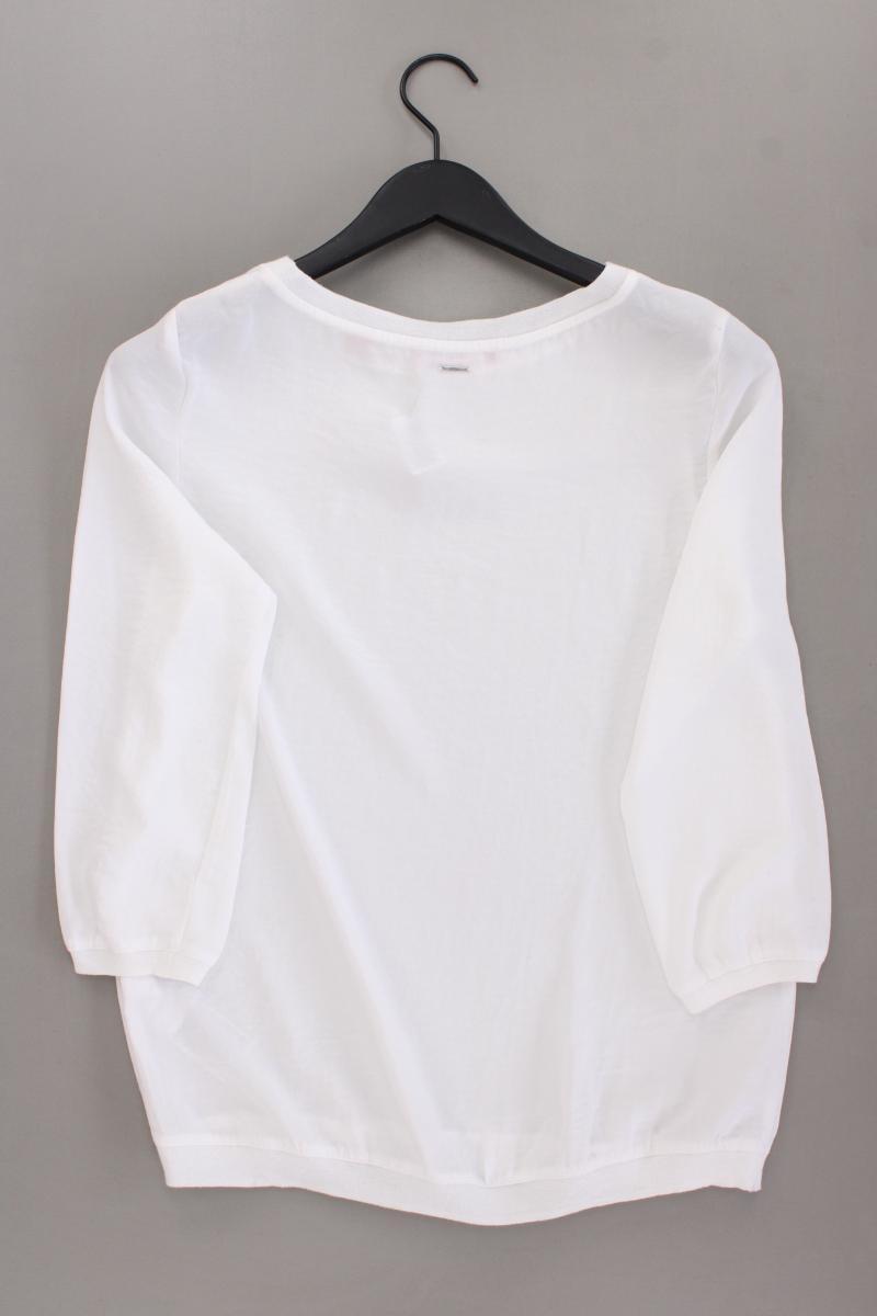 s.Oliver Classic Bluse Gr. 38 3/4 Ärmel weiß aus Polyester