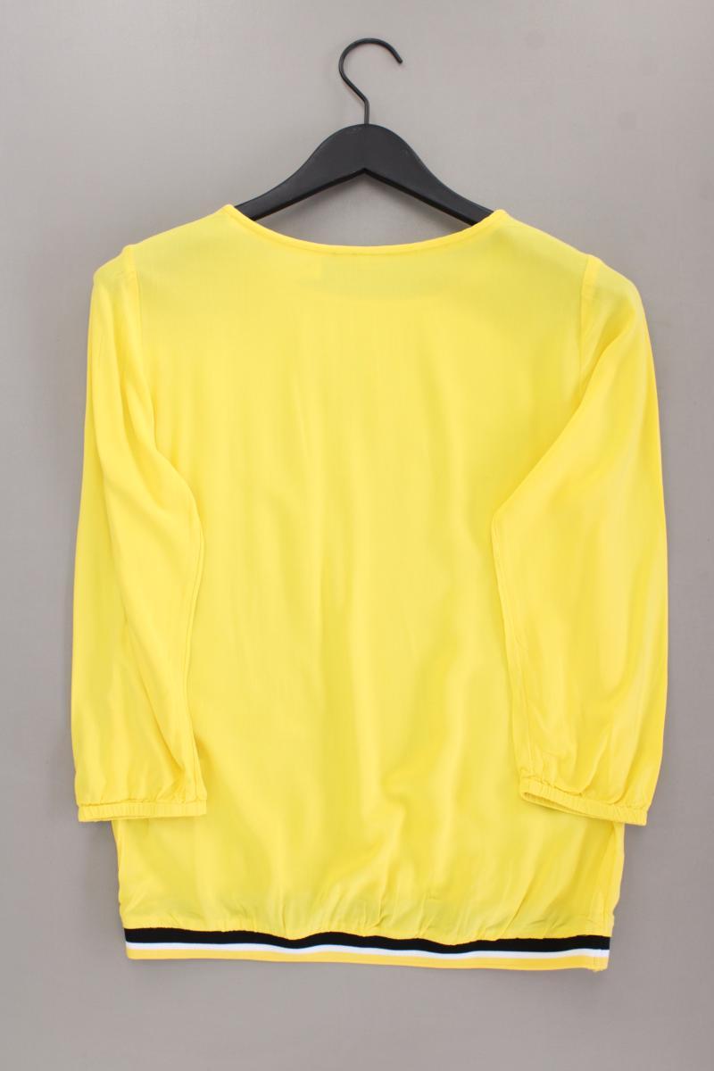 Street One Classic Bluse Gr. 36 neuwertig 3/4 Ärmel gelb aus Viskose