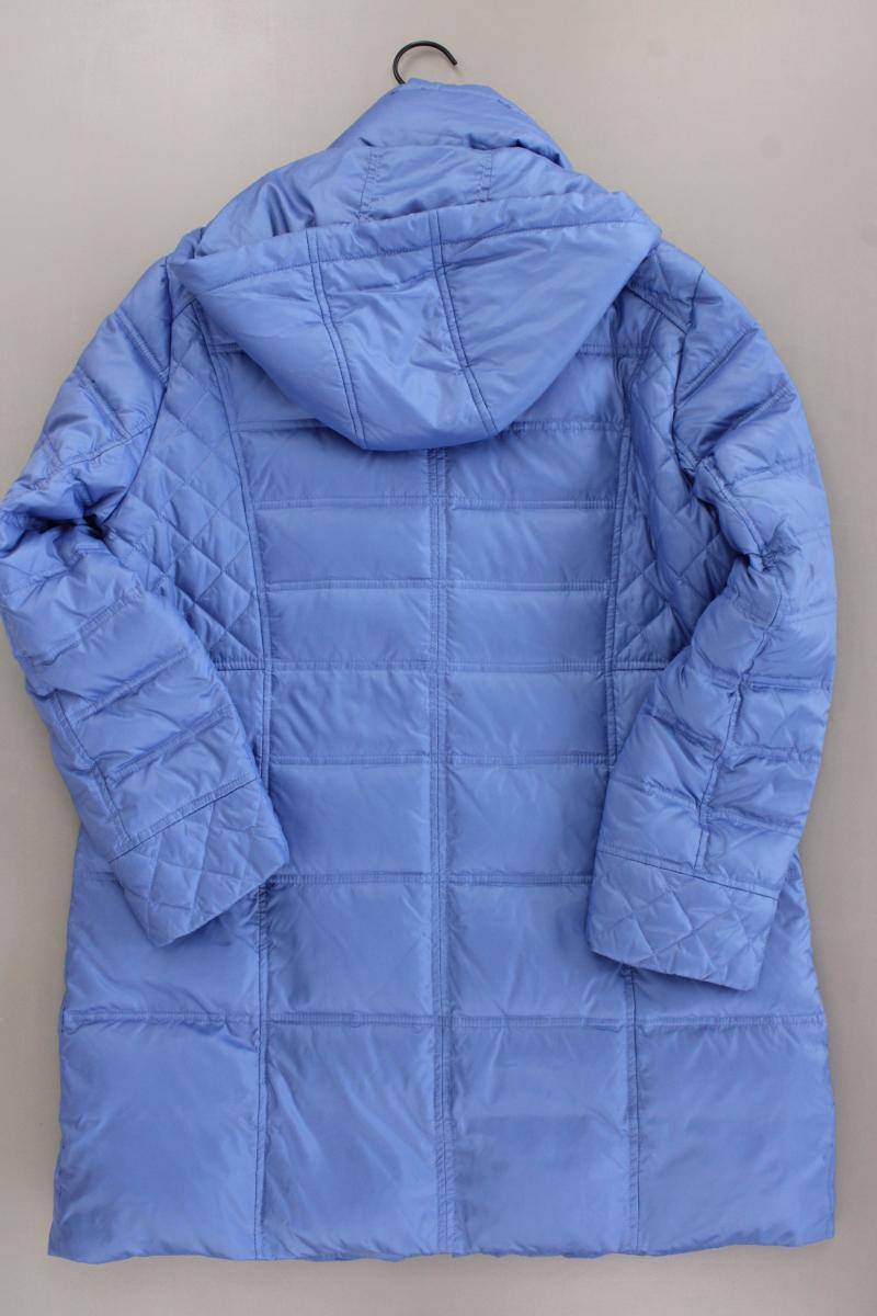 Atelier GS Wintermantel Gr. 44 neuwertig blau aus Polyester