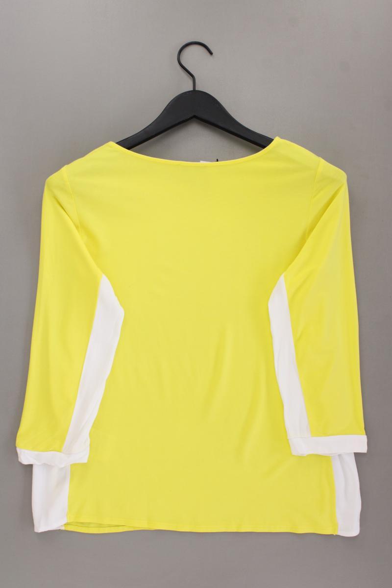 Street One Classic Bluse Gr. 36 neuwertig 3/4 Ärmel gelb aus Viskose
