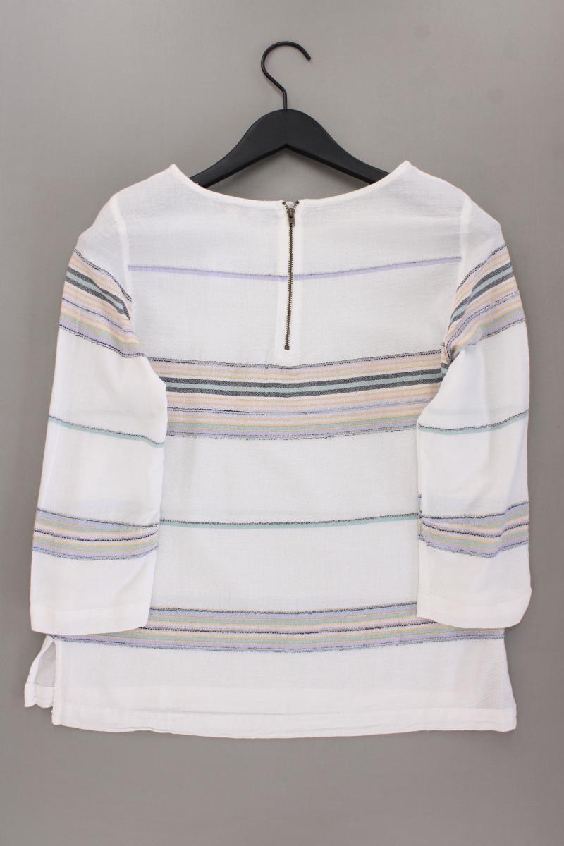 Esprit Classic Bluse Gr. 38 3/4 Ärmel weiß aus Baumwolle