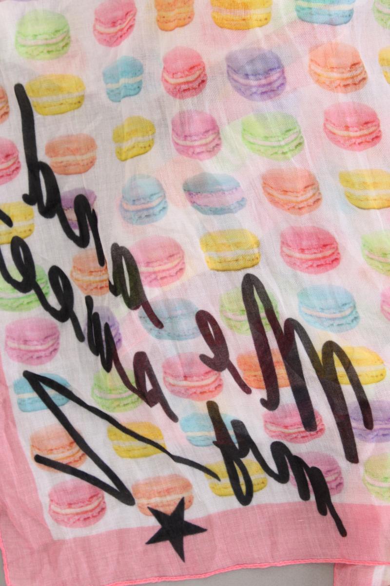 Tuch mit Macaronmuster mehrfarbig aus Polyester