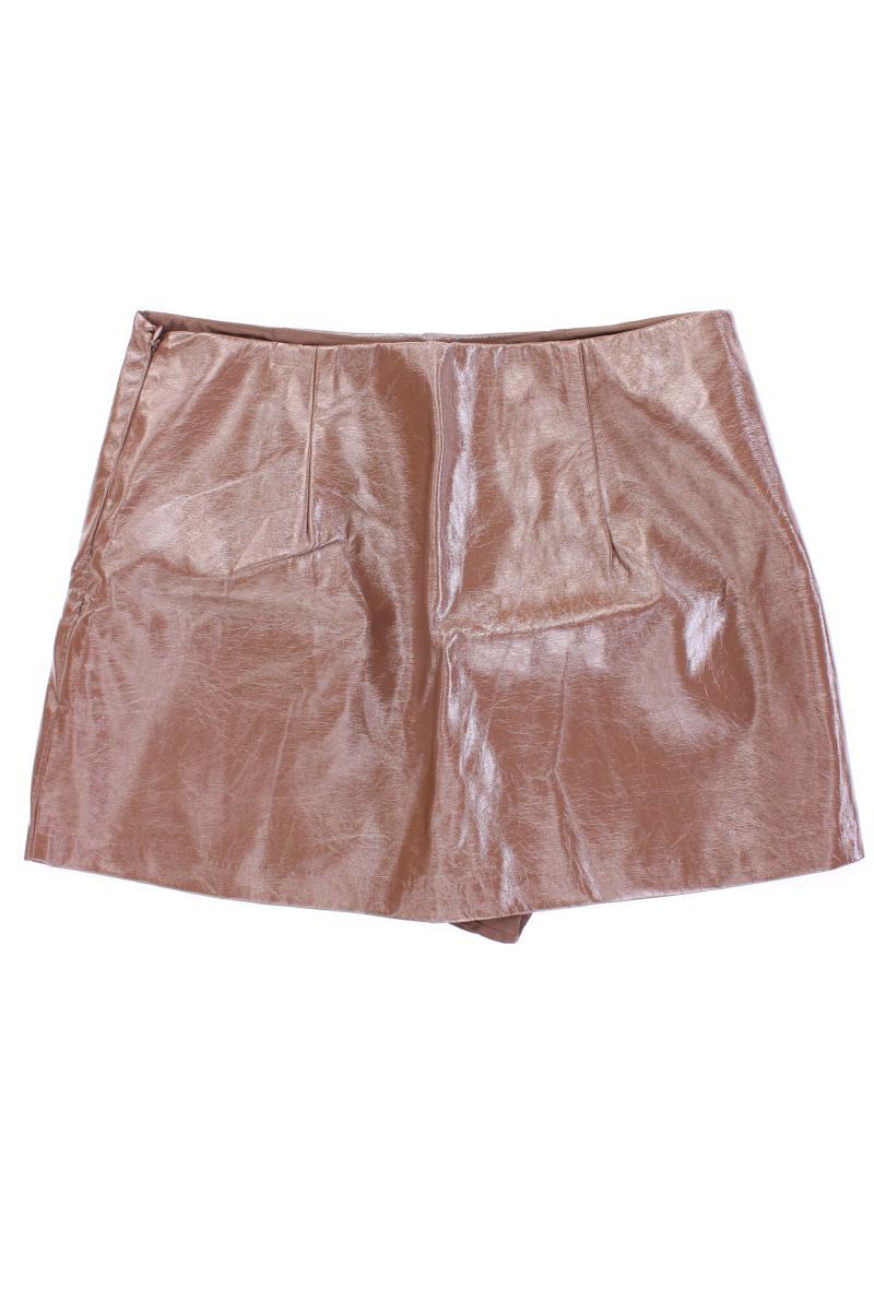 Abercrombie & Fitch Skort Gr. L neuwertig braun aus Kunstleder