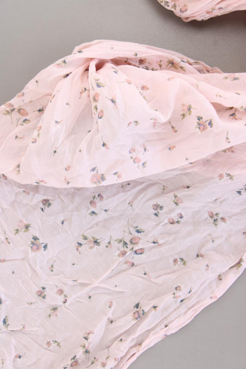 Tuch mit Blumenmuster rosa