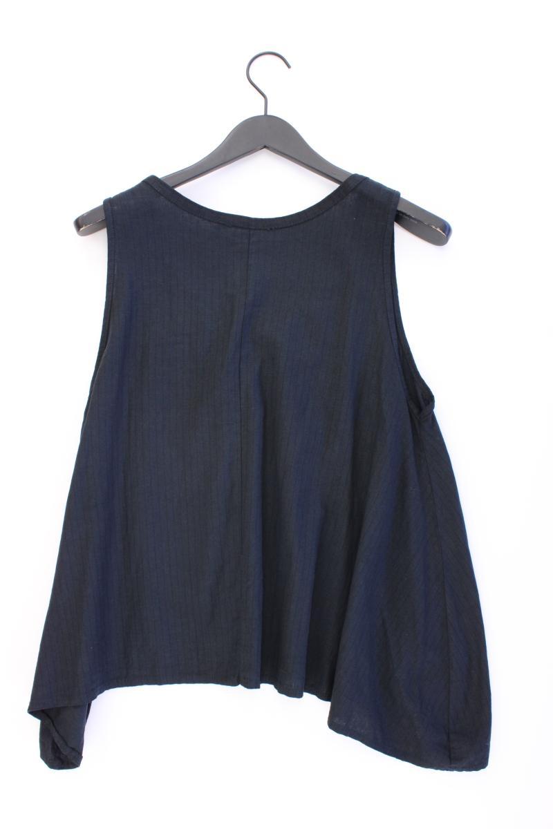 Bodyflirt Bluse mit Leinen Gr. 44 Ärmellos schwarz
