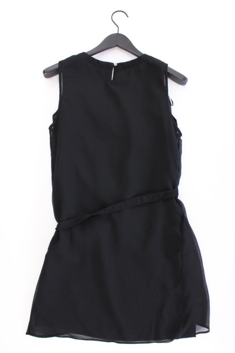 Street One Abendkleid Gr. 38 mit Gürtel Ärmellos schwarz aus Polyester