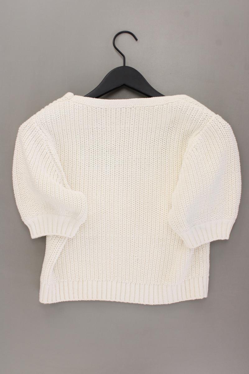 & other stories Strickshirt Gr. L neuwertig Kurzarm creme aus Baumwolle