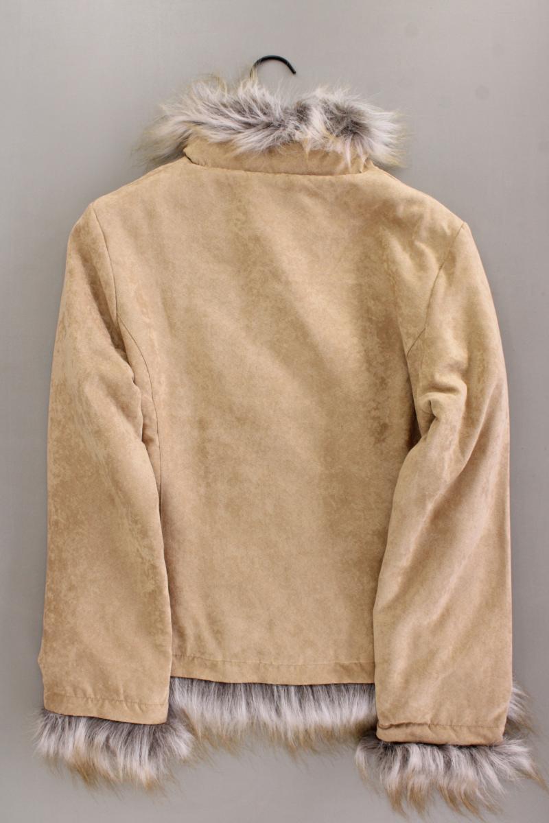 Y2K Jacke Gr. M Vintage creme aus Polyester