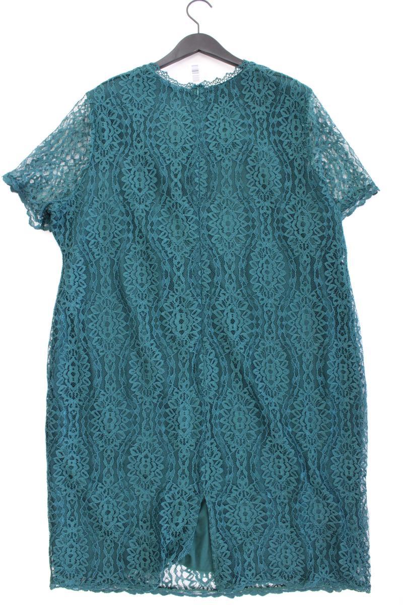 Mona Spitzenkleid Gr. 52 neuwertig Kurzarm grün aus Polyester