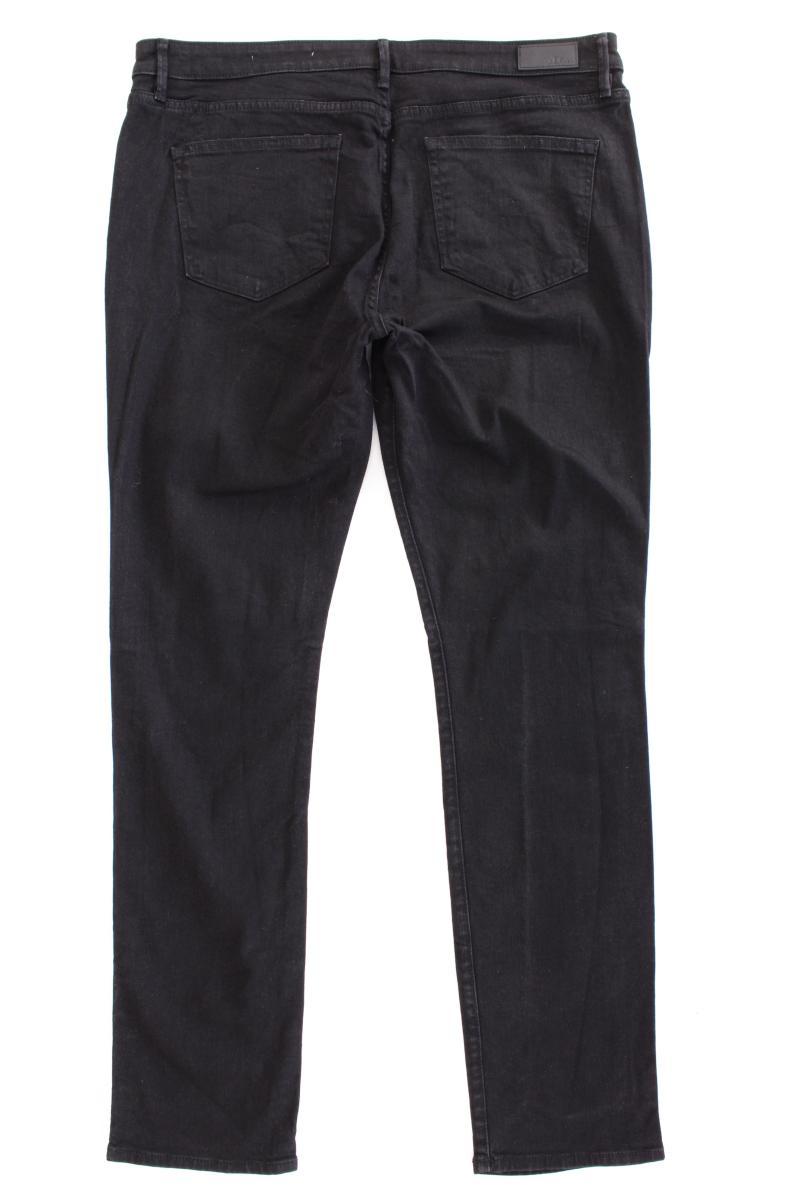 s.Oliver Skinny Jeans Gr. 46/L34 schwarz aus Baumwolle