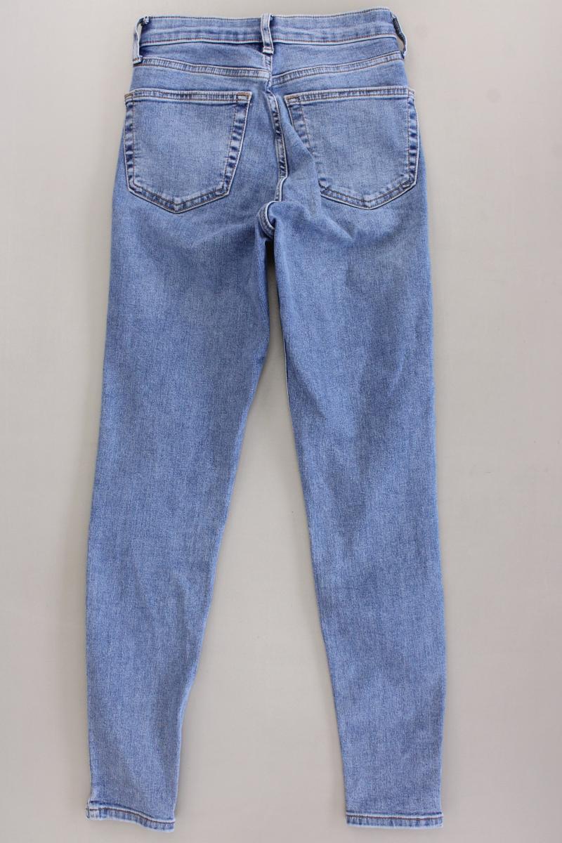 Topshop Skinny Jeans Gr. W25/L32 blau aus Baumwolle