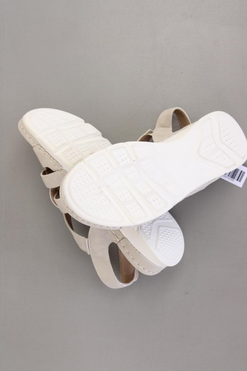 easy Street Sandalen Gr. 38 neuwertig creme aus Kunstleder