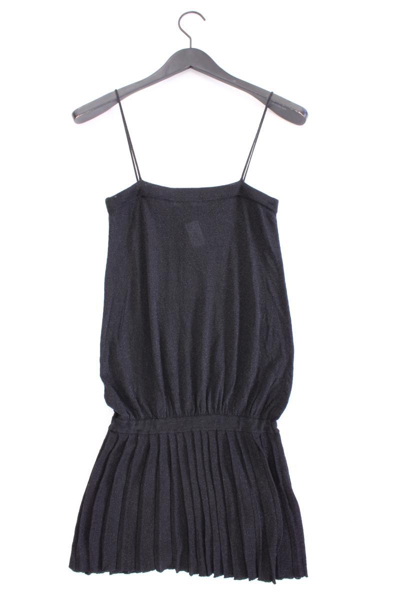 Mango Y2K Trägerkleid mit Glitzer Gr. S schwarz aus Viskose