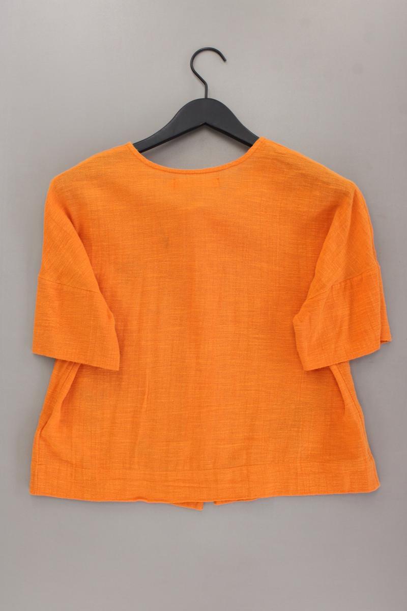 Nice Things Kurzarmbluse Gr. 38 orange aus Baumwolle