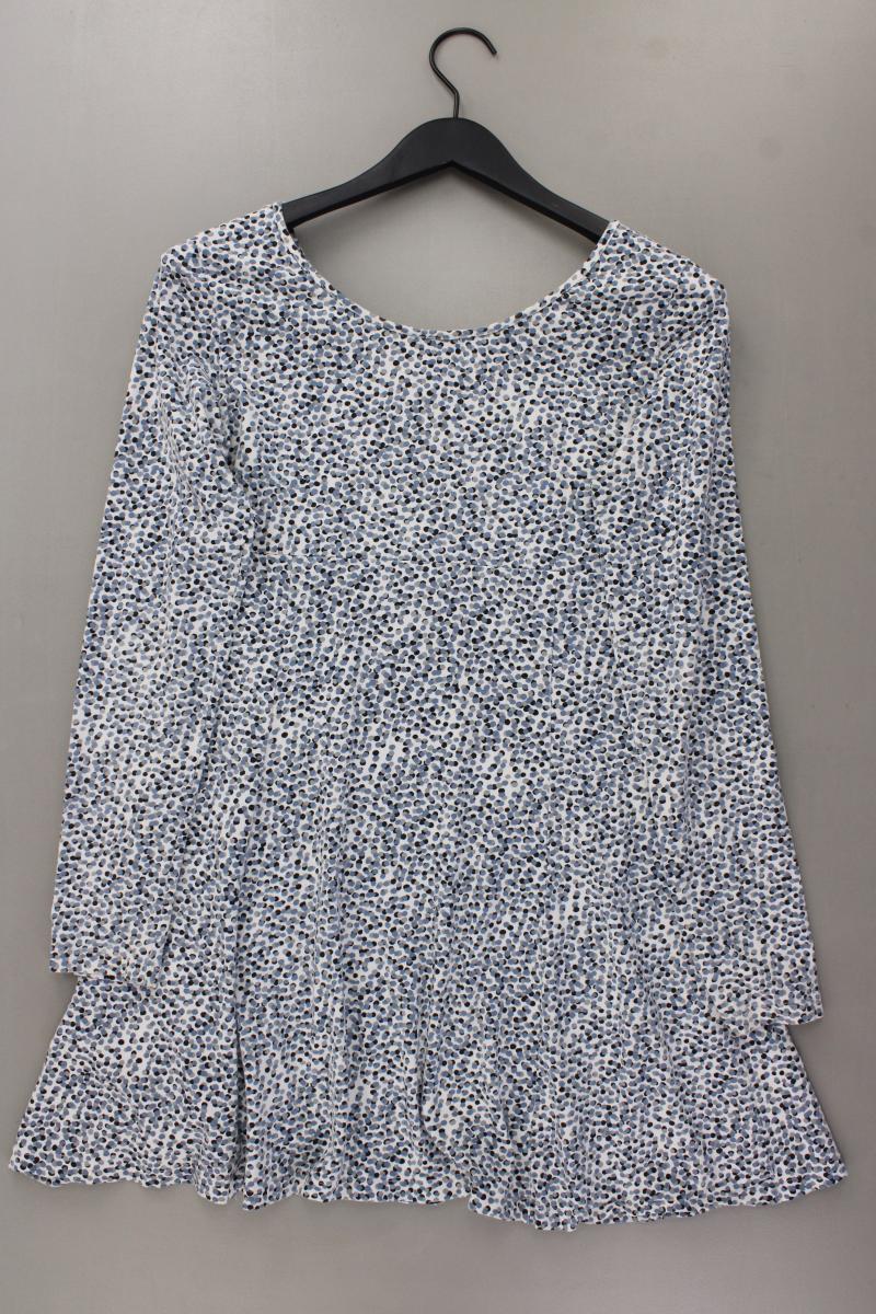 Lykkelig Jerseykleid Gr. L Langarm blau aus Baumwolle
