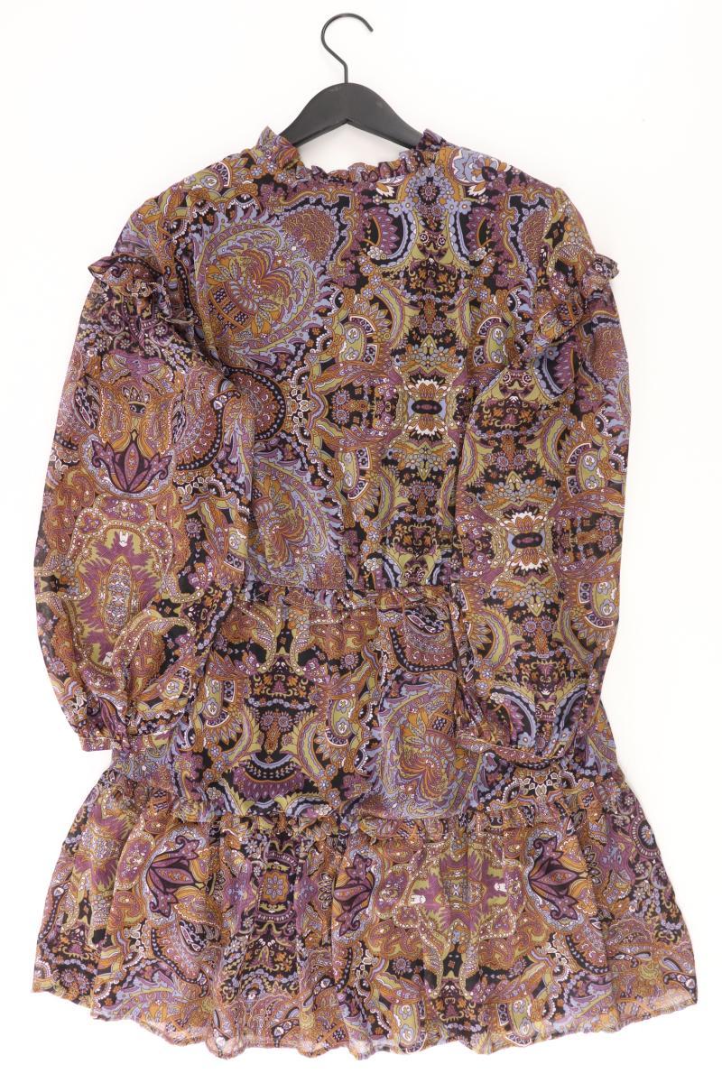 Object Langarmkleid Gr. 40 mit Blumenmuster mehrfarbig aus Polyester