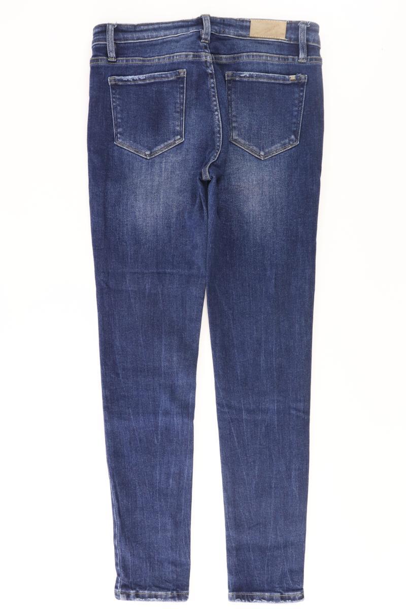 Queen Hearts Paris Skinny Jeans Gr. L blau aus Baumwolle