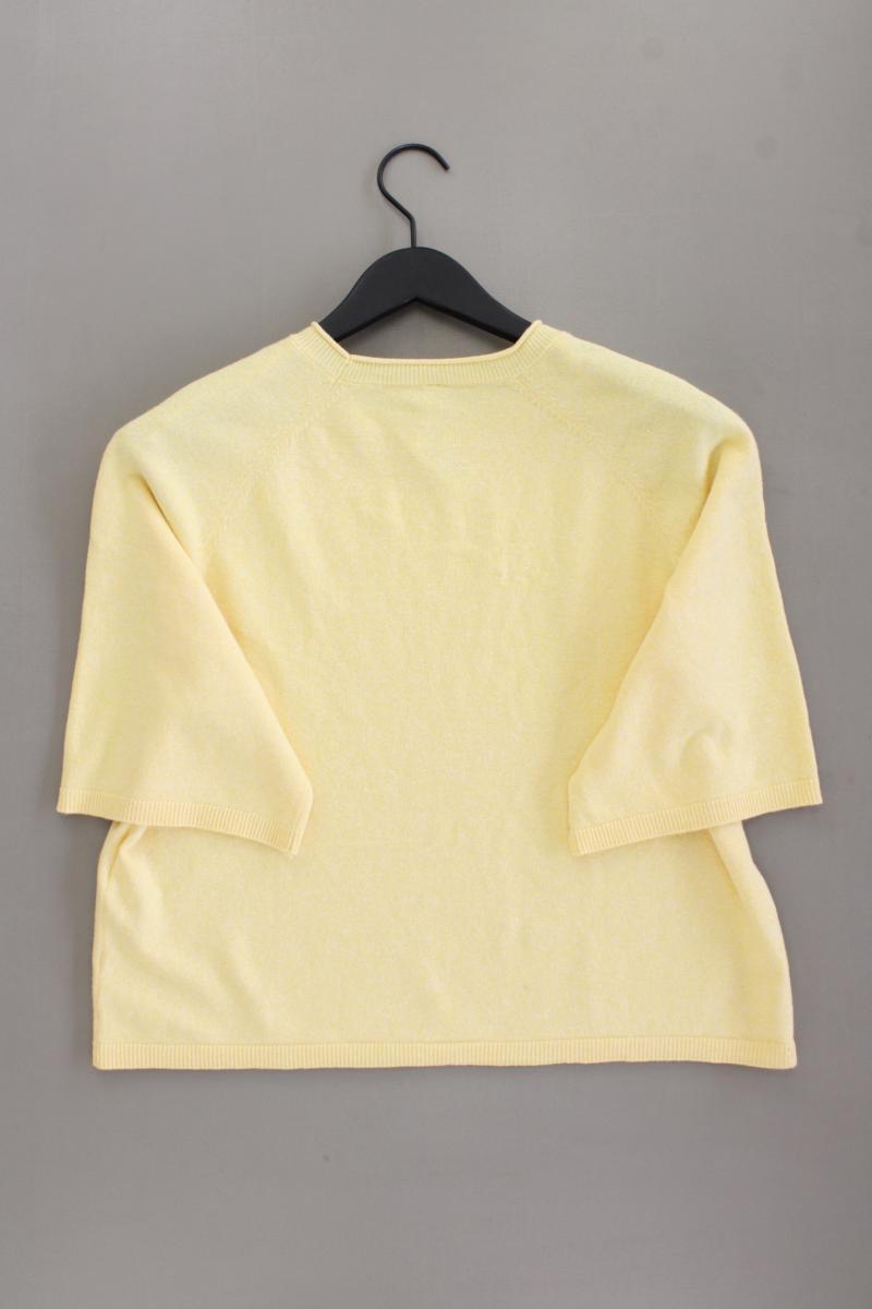 Only Crop Strickshirt Gr. M neuwertig Kurzarm gelb aus Polyester