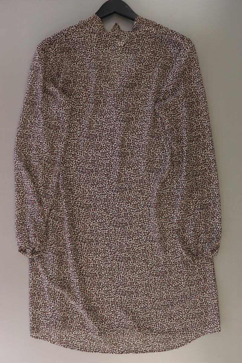 Sisley Langarmkleid Gr. 40 mit Tierdruck braun
