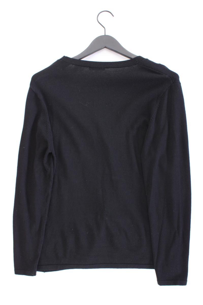 Hucke Strickjacke Gr. 40 Langarm schwarz aus Viskose