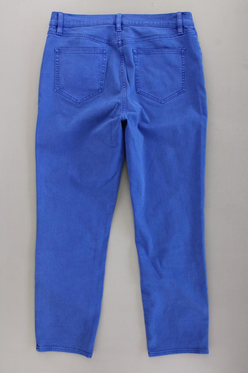 Lands' End Straight Jeans Gr. 42 blau aus Baumwolle