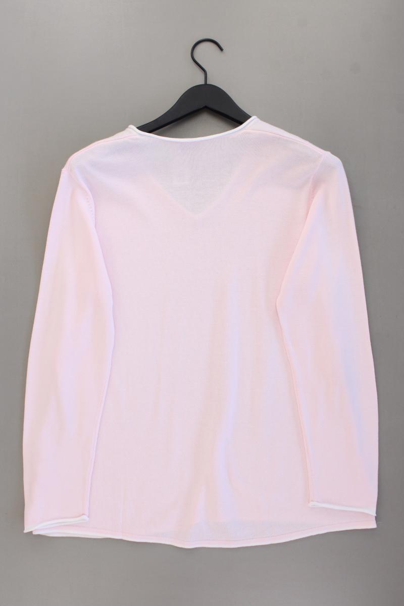 Via Appia Feinstrickpullover Gr. 44 rosa aus Baumwolle