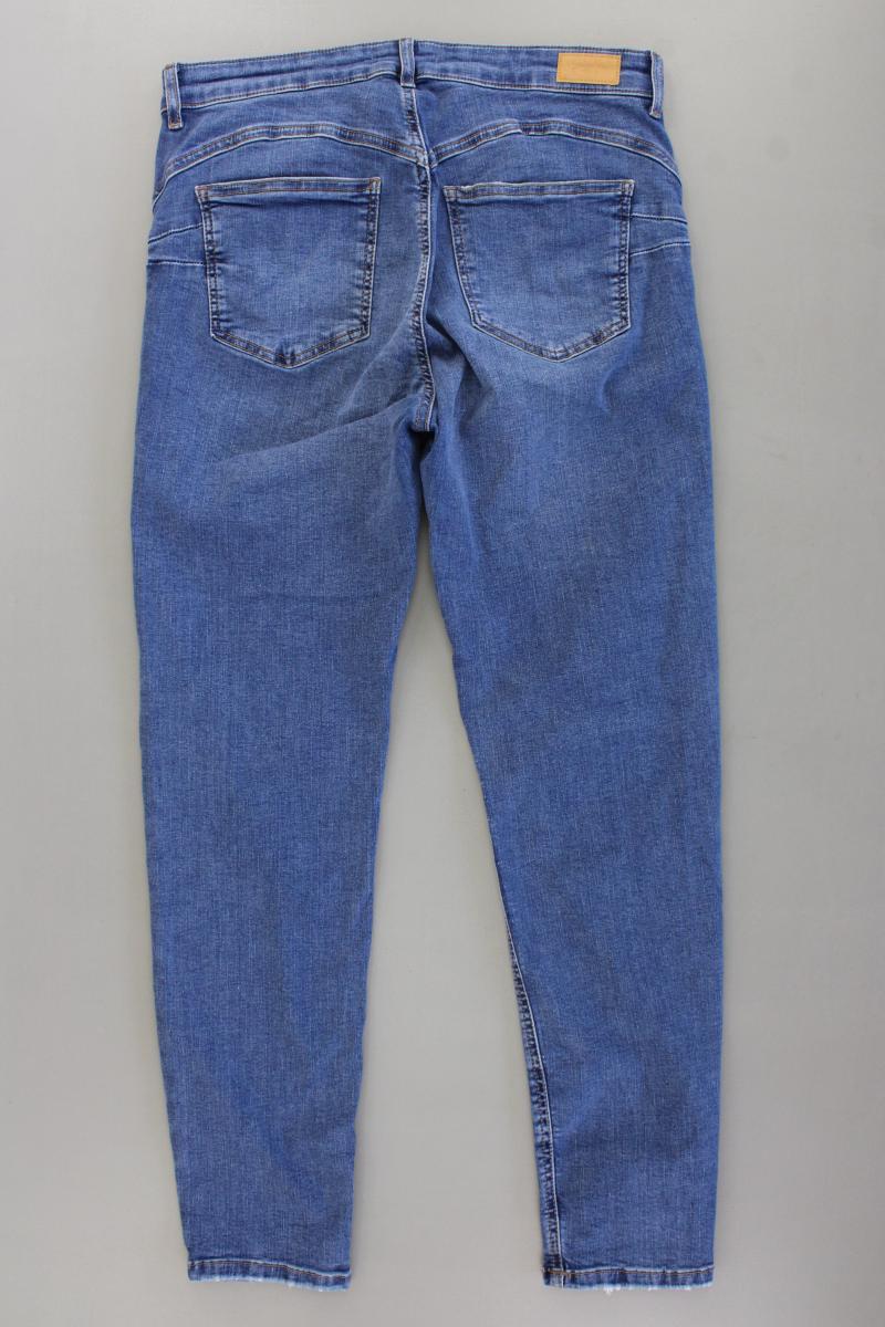 Pull&Bear Skinny Jeans Gr. 46 blau aus Baumwolle