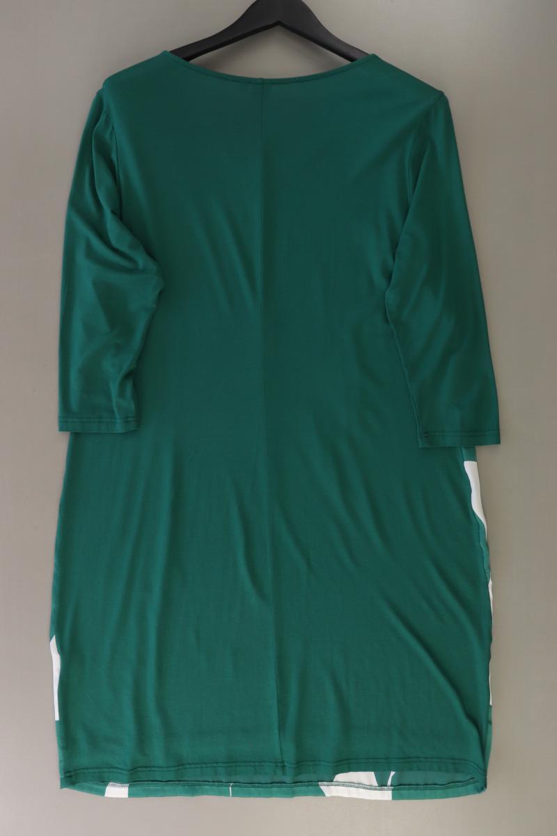 Qiero! Midikleid Gr. 44 geometrisches Muster neuwertig 3/4 Ärmel grün