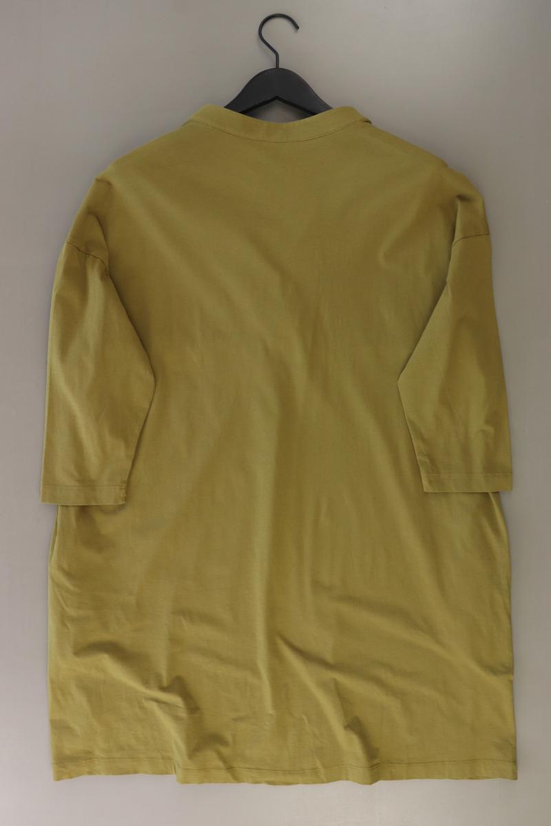 Maas Natur Midikleid Gr. 44 neuwertig 3/4 Ärmel grün aus Baumwolle