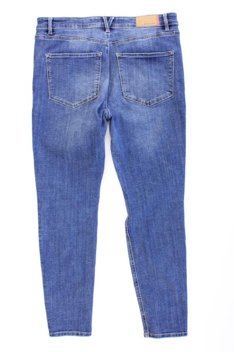 Stradivarius Skinny Jeans Gr. 44 blau aus Baumwolle