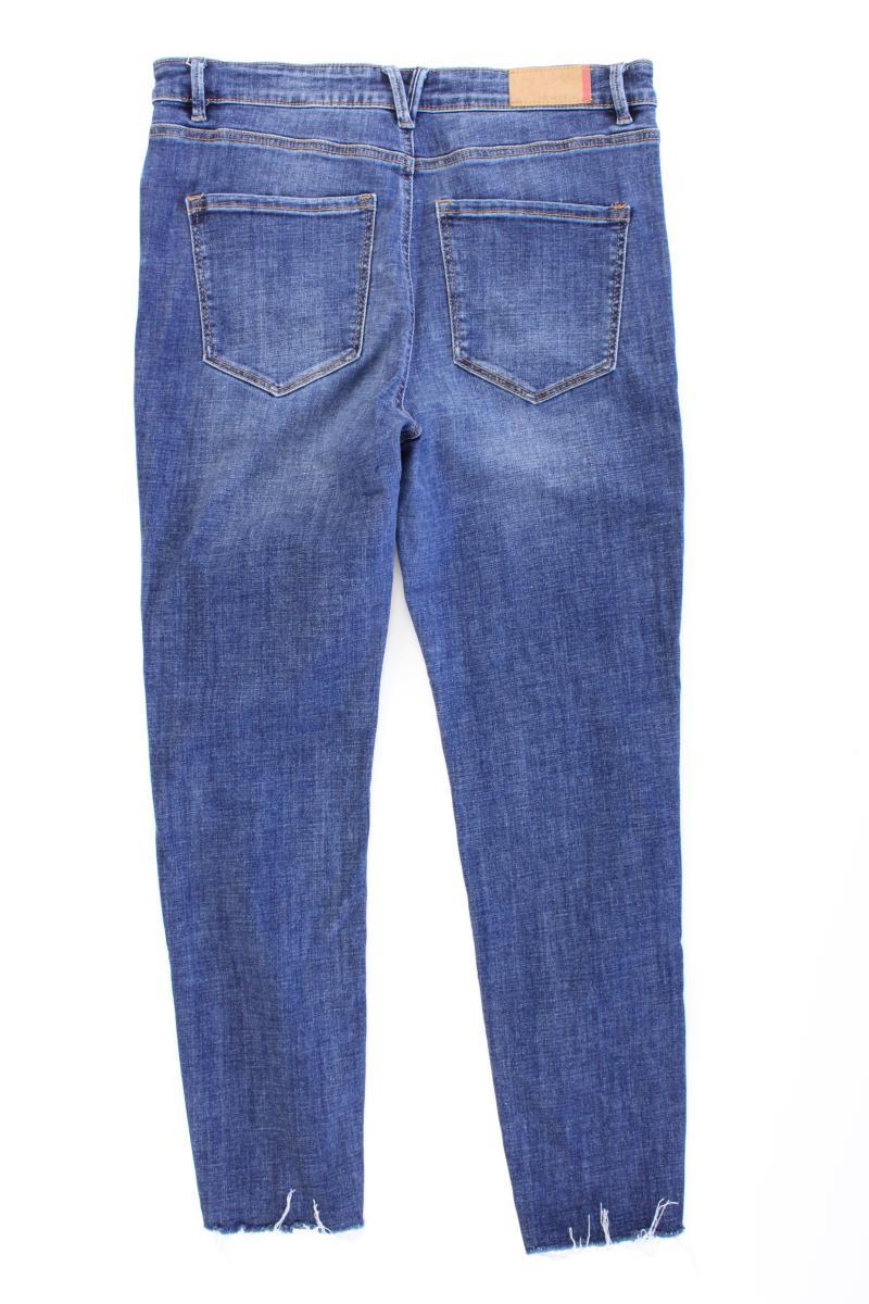 Stradivarius Skinny Jeans Gr. 44 blau aus Baumwolle