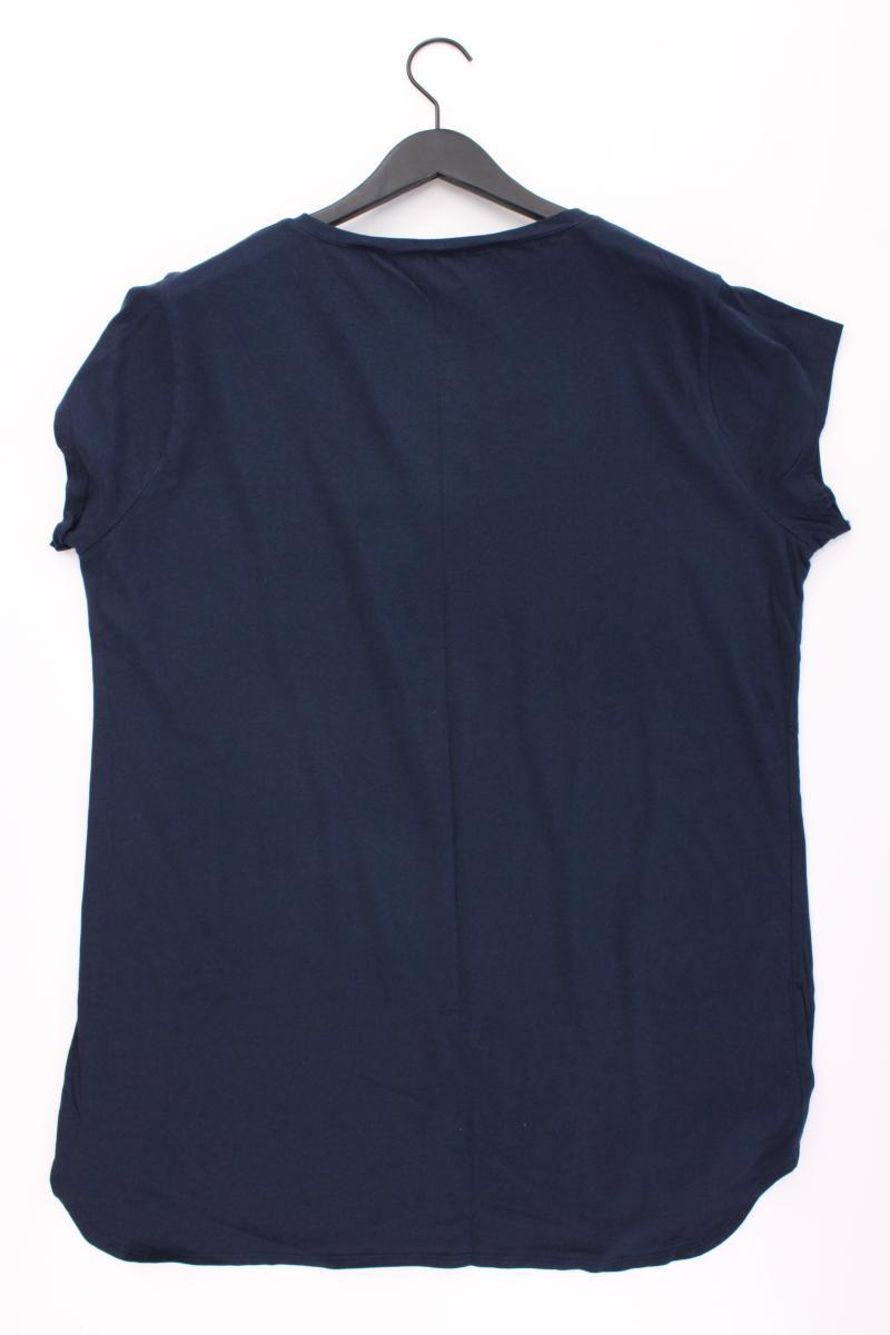 PALMERS Nachthemd Gr. 44/46 Kurzarm blau aus Baumwolle