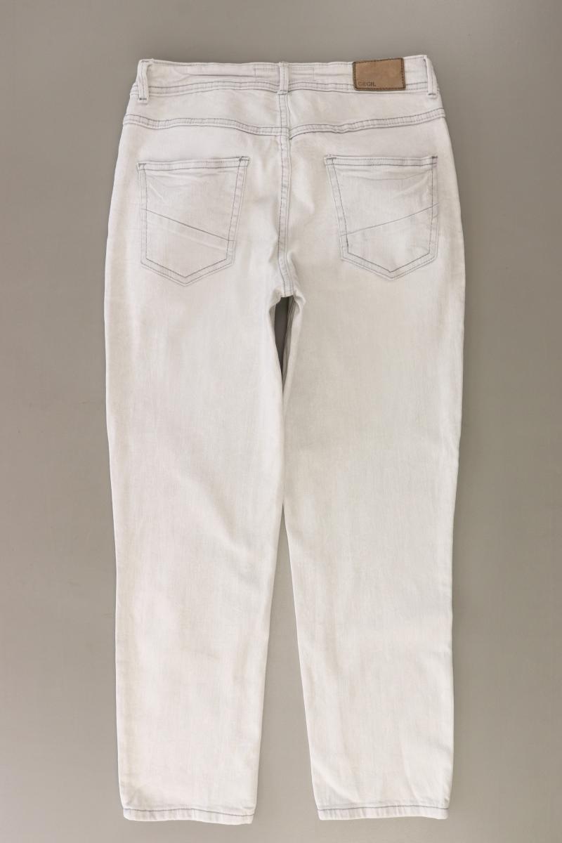 Cecil Straight Jeans Gr. W28 grau