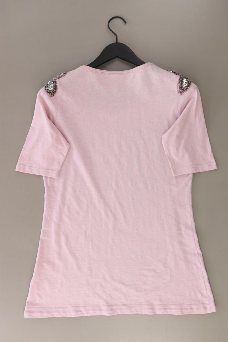 Street One T-Shirt Gr. 40 Kurzarm rosa aus Baumwolle