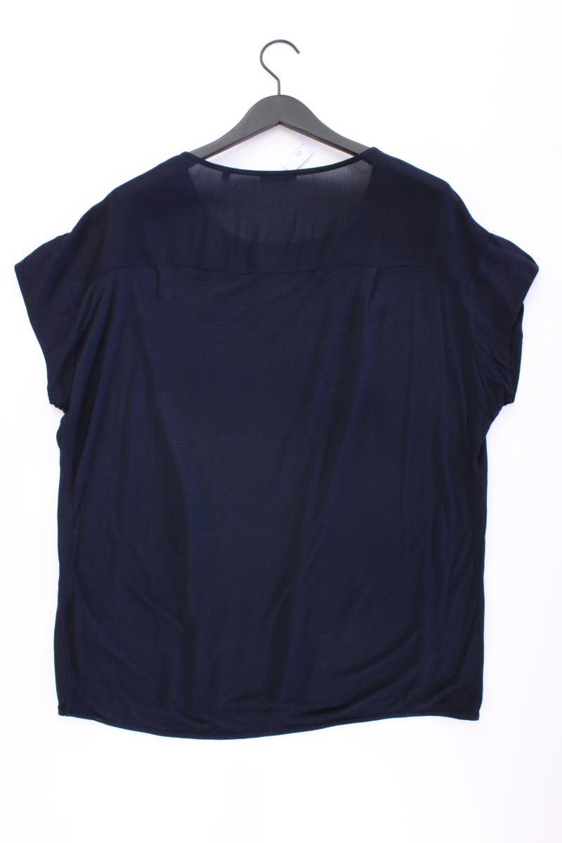 Opus Bluse Modell Skita Gr. 44 Kurzarm blau aus Viskose