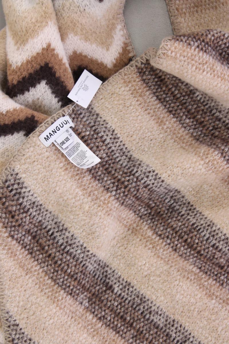Manguun Maxischal braun aus Polyester