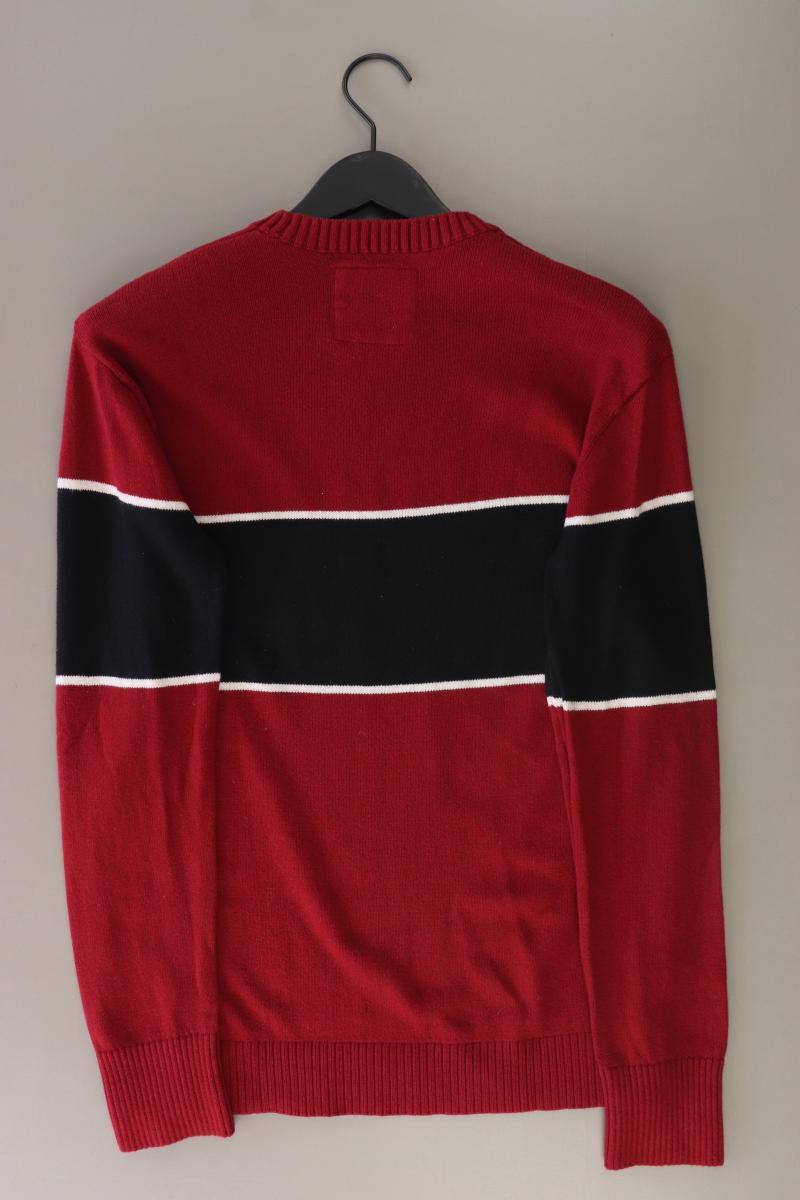 Hollister Feinstrickpullover für Herren Gr. S rot
