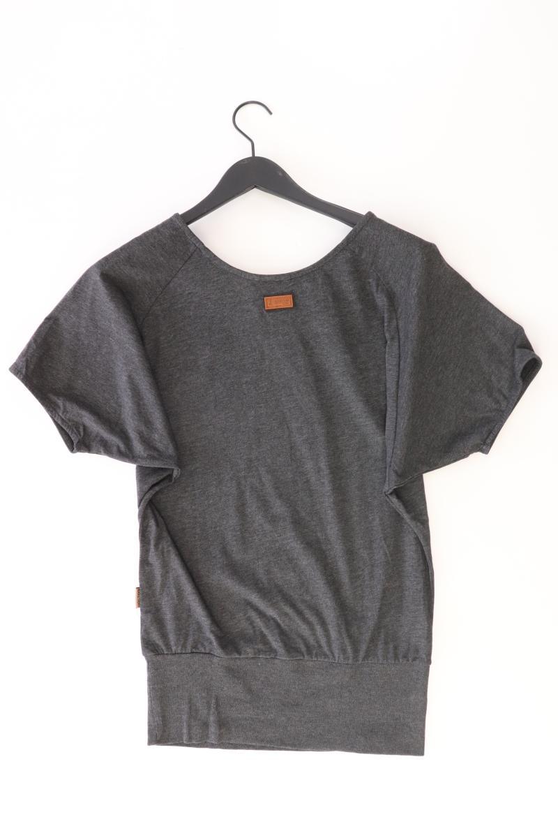 Naketano T-Shirt Gr. S Kurzarm grau aus Baumwolle