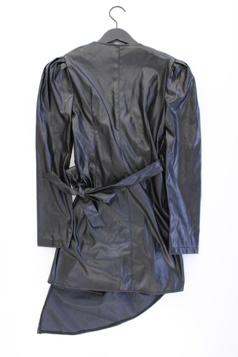 Kunstlederkleid Gr. M Langarm schwarz