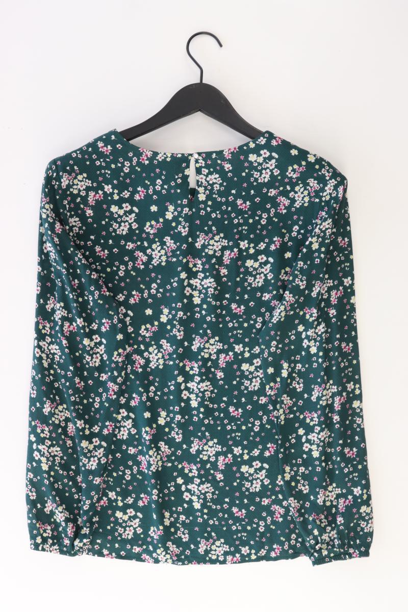 s.Oliver Langarmbluse Gr. 40 mit Blumenmuster mehrfarbig aus Viskose