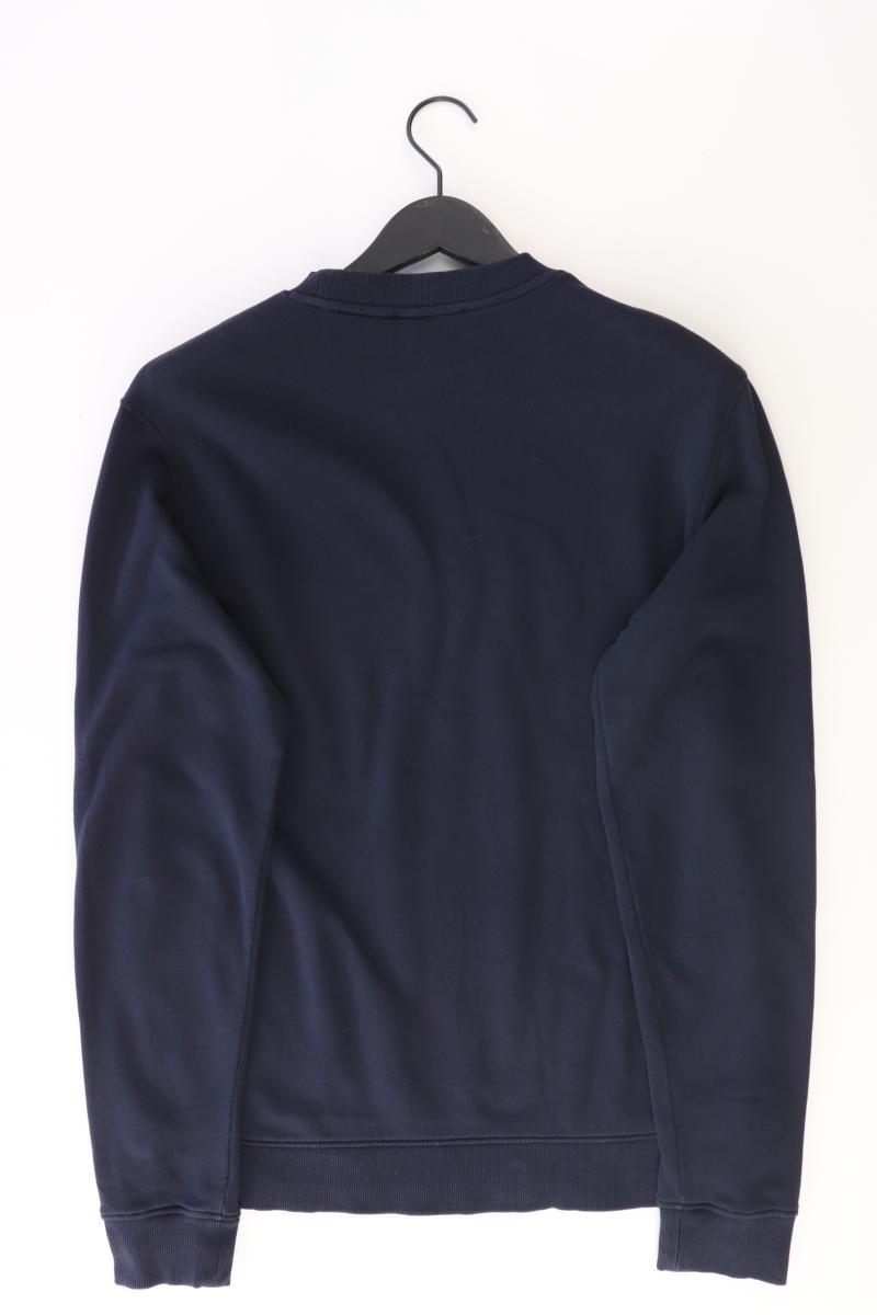 Marc O'Polo Langarmpullover für Herren Gr. M blau aus Baumwolle
