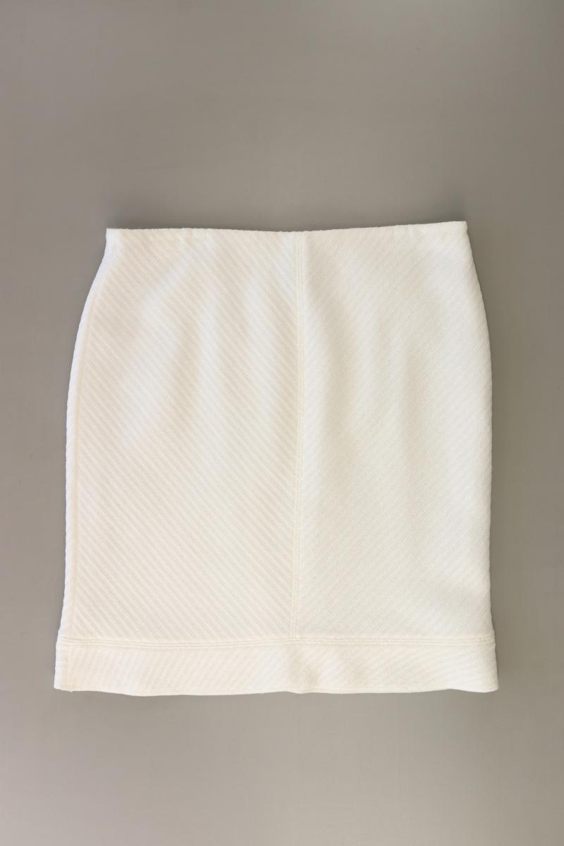 Marc Cain Stretchrock Gr. 44 creme aus Baumwolle