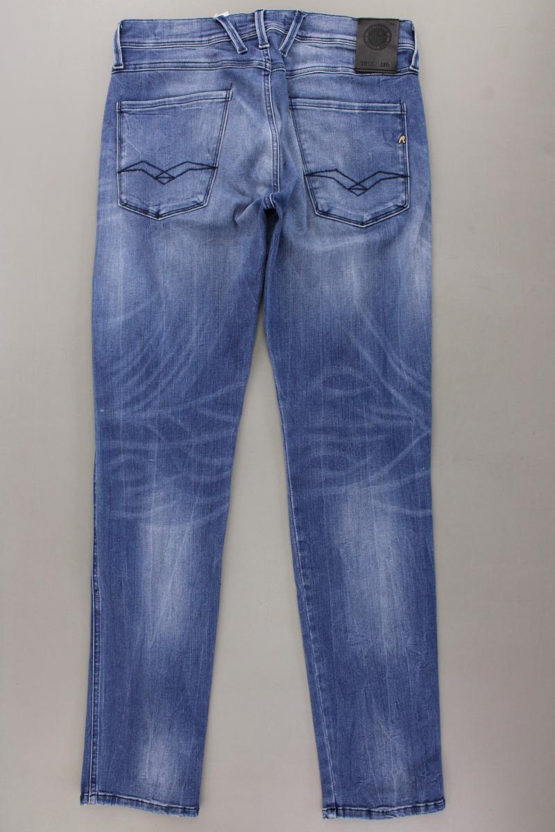 Replay Skinny Jeans für Herren Gr. W31/L32 blau aus Baumwolle