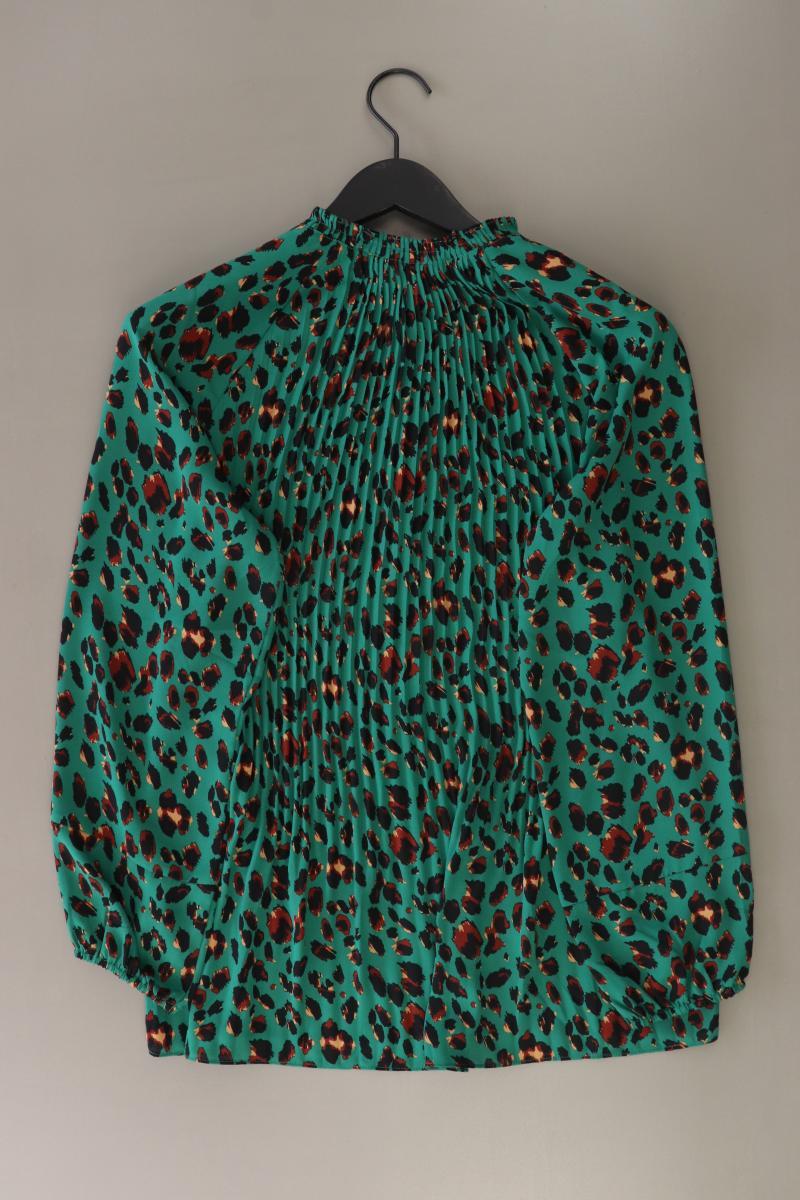 Steffen Schraut QVC Bluse Gr. 40 mit Tierdruck neuwertig Langarm grün