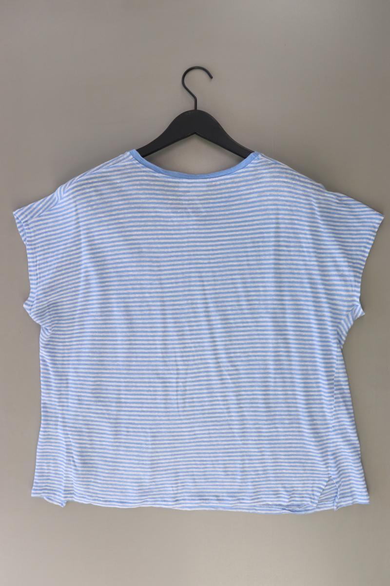 Darling Harbour Leinenshirt Gr. XXL gestreift Kurzarm blau