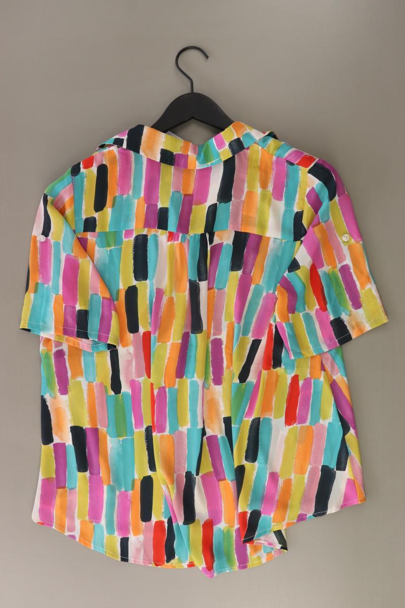 Steffen Schraut QVC Bluse Gr. 42 gestreift neuwertig Kurzarm mehrfarbig