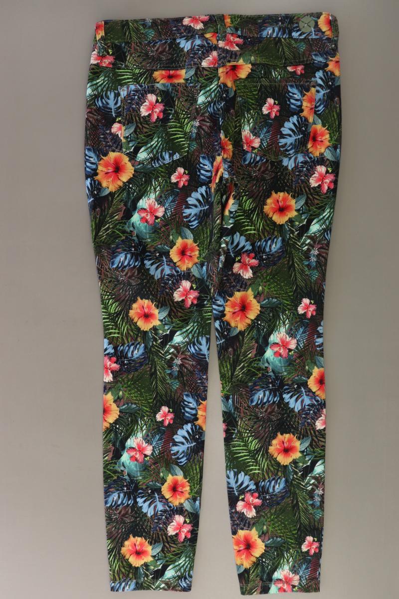MAC Hose Gr. 42/L30 mit Blumenmuster mehrfarbig aus Baumwolle