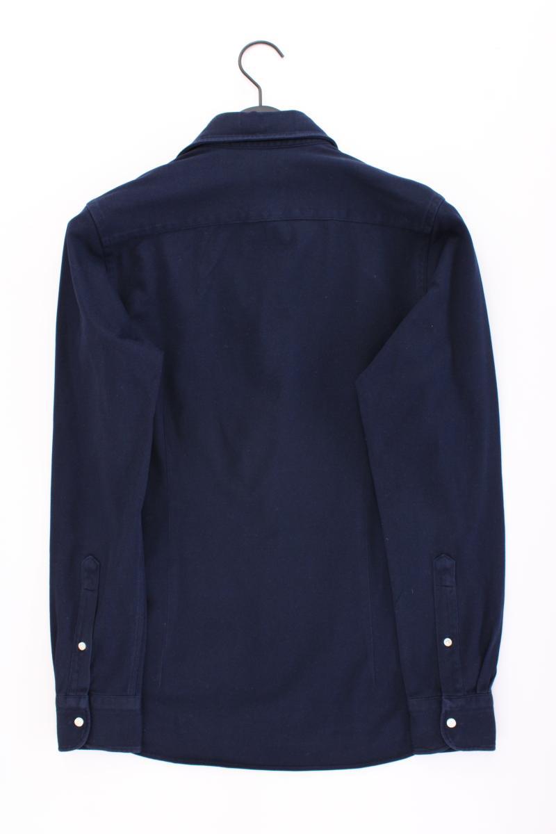 Paul Langarmhemd für Herren Gr. Hemdgröße 37/38 blau aus Baumwolle