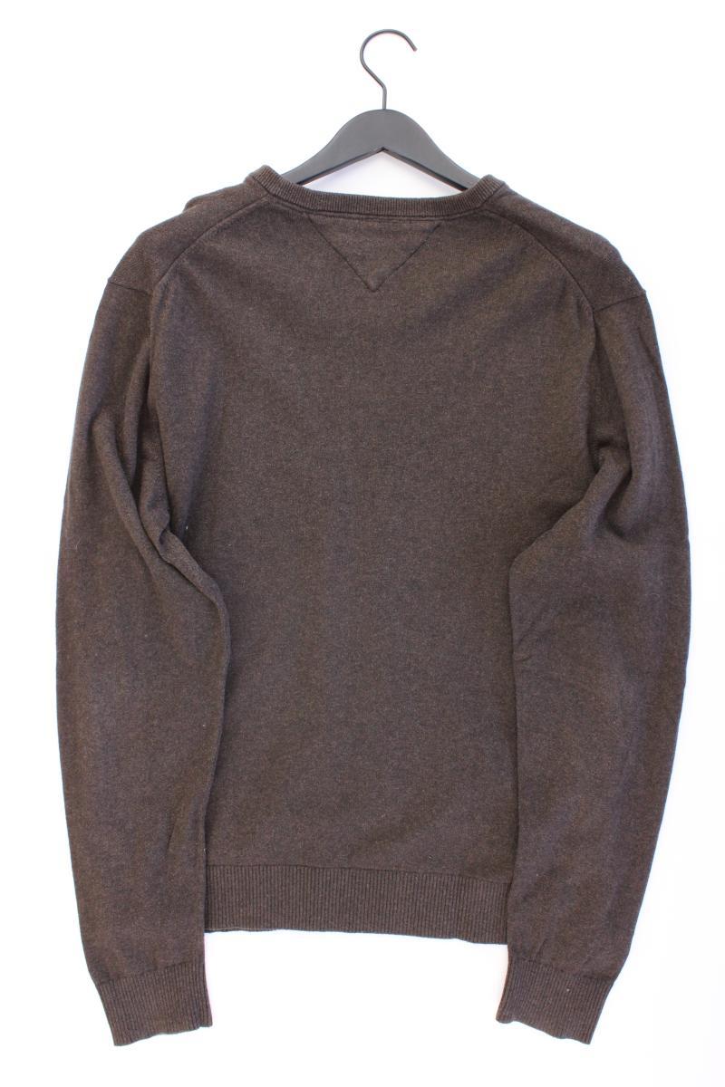 Tommy Hilfiger Feinstrickpullover für Herren Gr. XXL braun aus Baumwolle