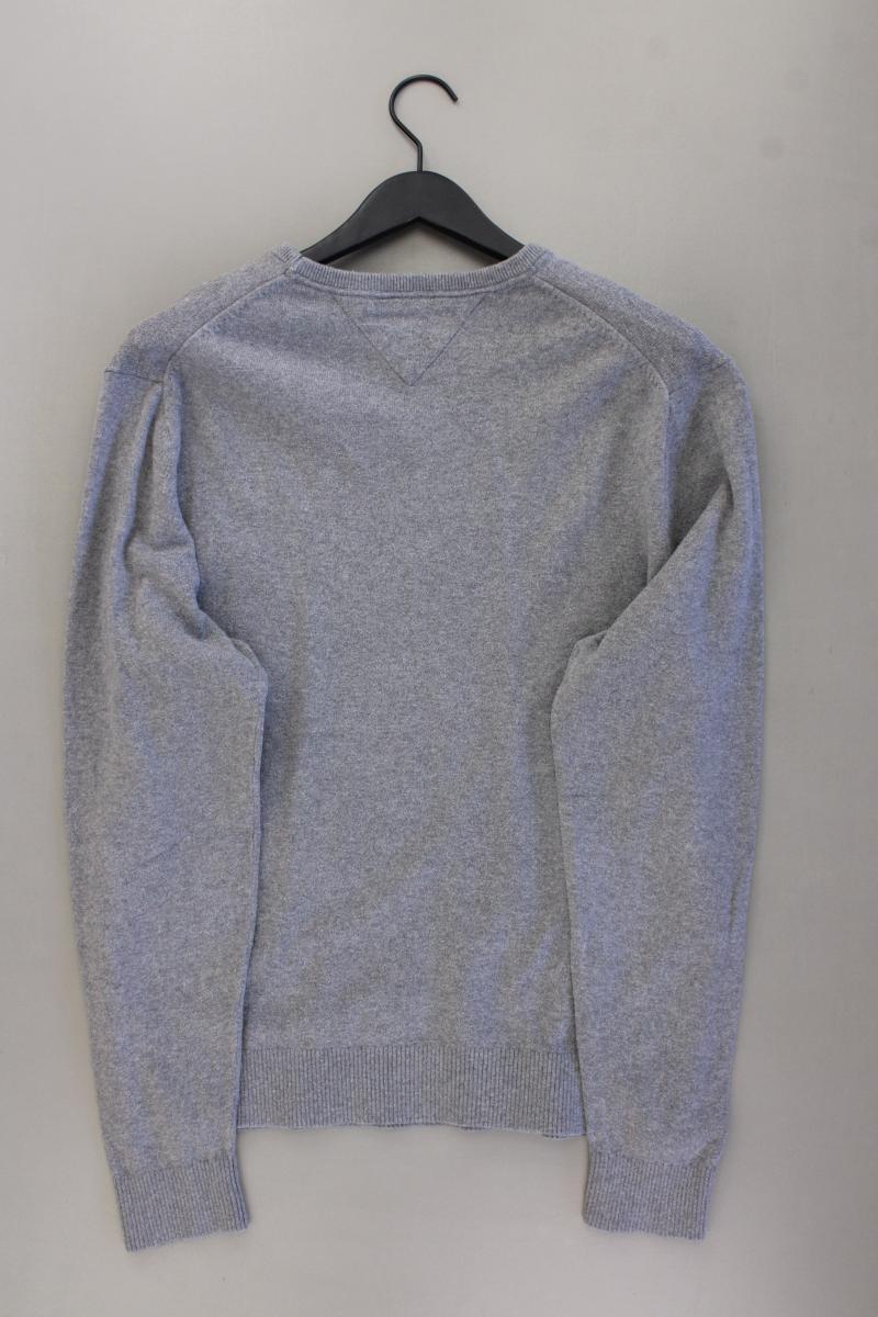 Tommy Hilfiger Feinstrickpullover für Herren Gr. XXL grau aus Baumwolle